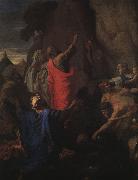 Nicolas Poussin Moses Bringing Forth Water from the Rock Sweden oil painting reproduction